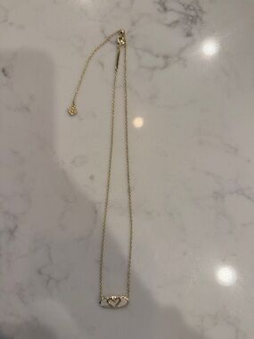 Kendra Scott- Gold Heart Bar Necklace - Women's Jewelry